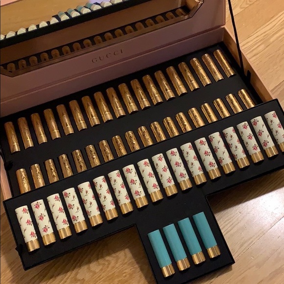 Gucci Other - 58 pc Gucci 2019 rare Lipstick Set